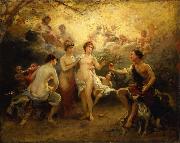 Henri-Pierre Picou Judgement of Paris oil on canvas